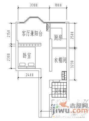 五岳新村4室2厅2卫156㎡户型图