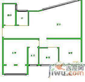 银通山庄鸿禧园3室2厅2卫157㎡户型图