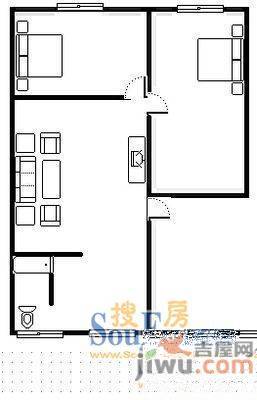 纪念塔大剧院民宅0室2厅1卫户型图