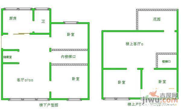 纪念塔大剧院民宅0室2厅1卫户型图