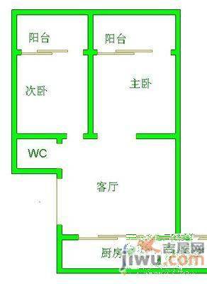 甲秀社区3室1厅1卫95㎡户型图