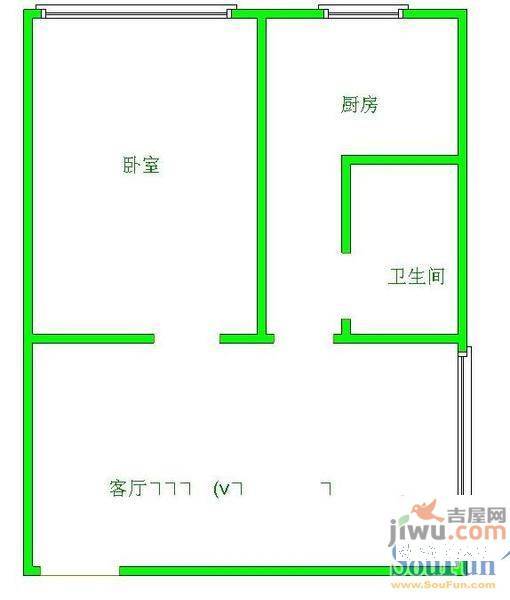 全林广场3室2厅2卫120㎡户型图