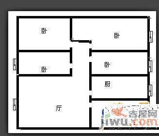 全林广场3室2厅2卫120㎡户型图