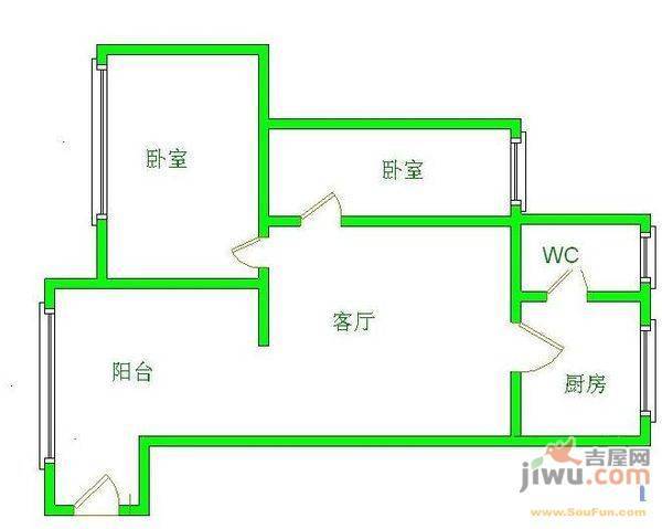 雅旭园3室2厅2卫138㎡户型图