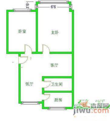 雅旭园3室2厅2卫138㎡户型图