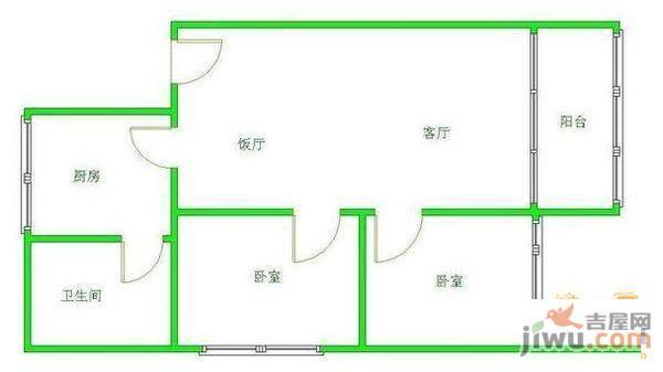 雅旭园3室2厅2卫138㎡户型图