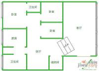 香港城3室2厅2卫户型图