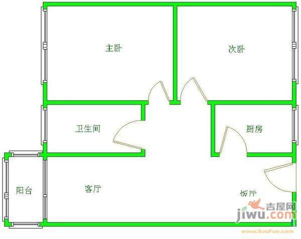 银泰花园5室2厅2卫175㎡户型图