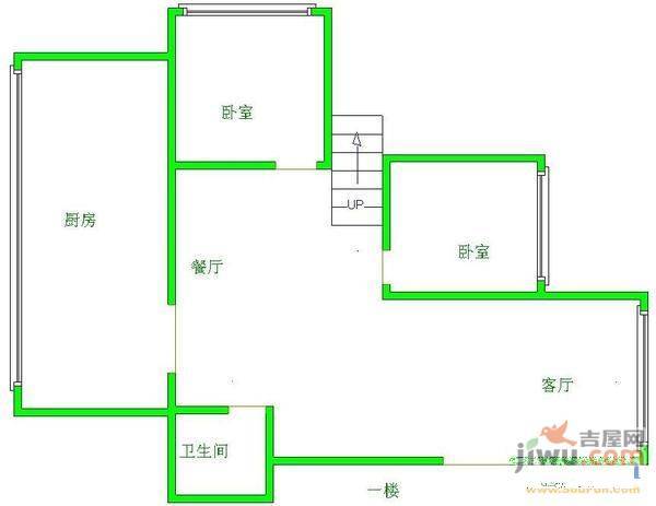 银泰花园5室2厅2卫175㎡户型图