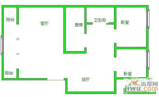 银泰花园5室2厅2卫175㎡户型图