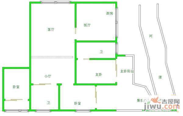 中天星园6室3厅3卫238㎡户型图