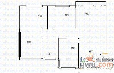 中天花园玉兰园4室2厅2卫160㎡户型图