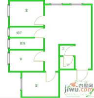 顺兴大厦3室2厅2卫126㎡户型图