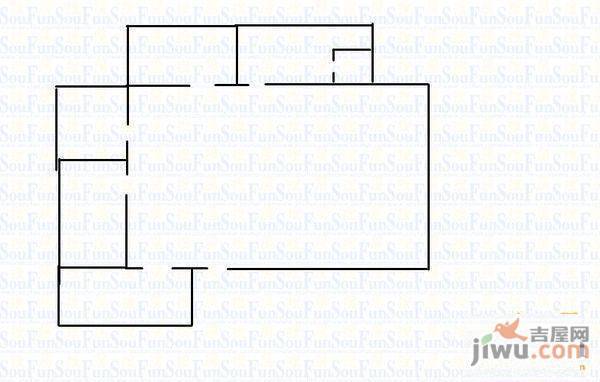 海发紫林苑2室2厅1卫111㎡户型图