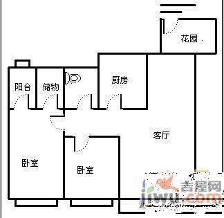 众福家园3室2厅2卫137㎡户型图