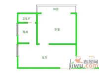 相宝新村1室1厅1卫48㎡户型图