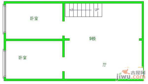 云虹花园2室2厅2卫126㎡户型图