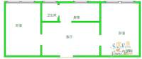 红岩村社区2室1厅1卫户型图