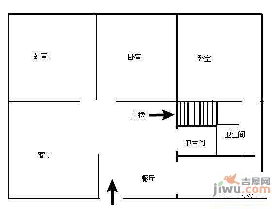 帝豪名都3室2厅2卫144㎡户型图