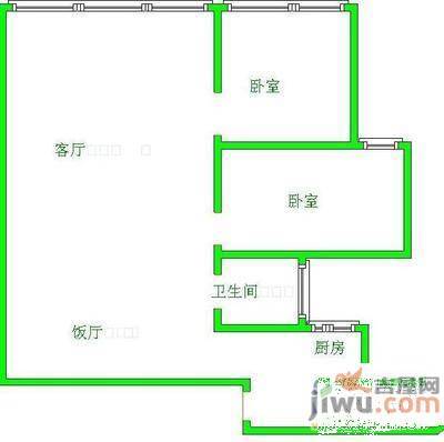 帝豪名都3室2厅2卫144㎡户型图