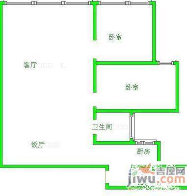 帝豪名都3室2厅2卫144㎡户型图