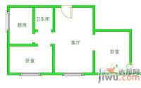 贵铁新苑2室1厅1卫85㎡户型图