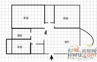 花溪山庄3室2厅2卫152㎡户型图