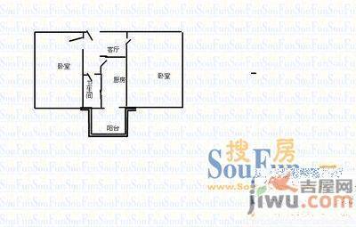 裕华公寓3室2厅1卫户型图