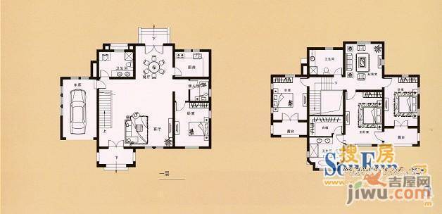 云康新城2室2厅2卫户型图