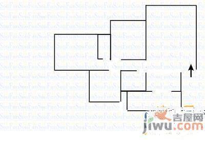 钰达大厦3室2厅2卫120㎡户型图