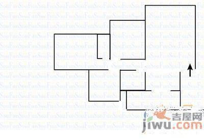 钰达大厦3室2厅2卫120㎡户型图