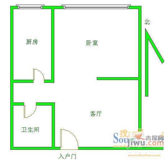 邮政商住楼6室2厅2卫222㎡户型图