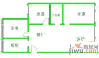 麒龙家园3室1厅1卫117㎡户型图