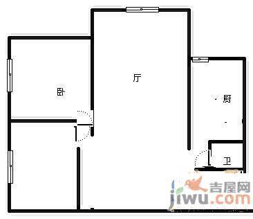 智诚大厦2室2厅1卫94㎡户型图