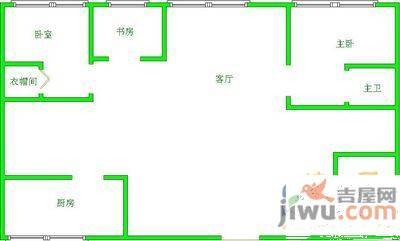 新添润丰园2室1厅1卫45㎡户型图