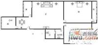 桃园小区2室2厅2卫户型图