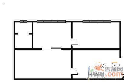 虎门巷小区2室1厅1卫52㎡户型图