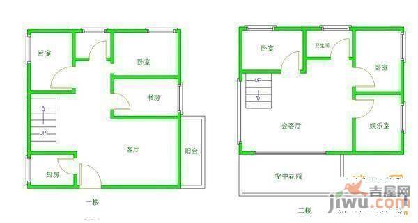 麒龙花园3室2厅2卫103㎡户型图