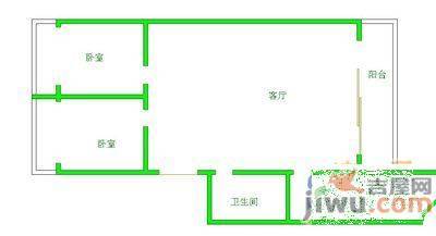 旅华苑2室2厅1卫86㎡户型图