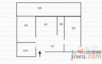 旅华苑2室2厅1卫86㎡户型图