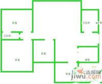 湘雅村近水楼旁4室2厅1卫139㎡户型图
