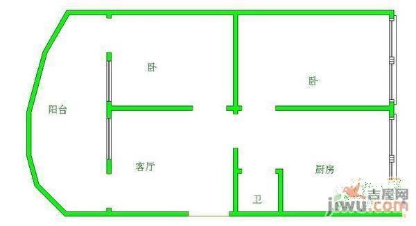 安云路小区3室2厅2卫139㎡户型图