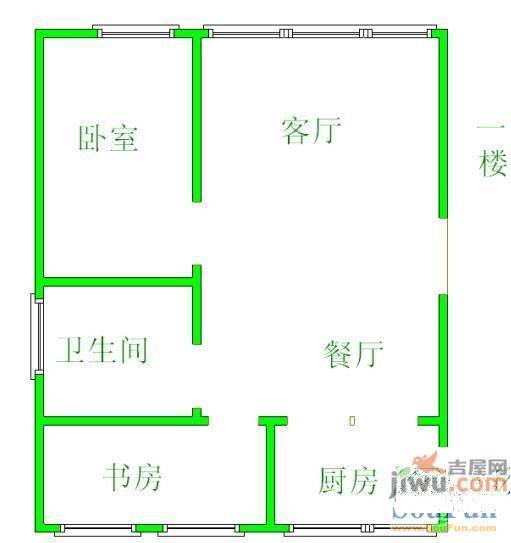 陕西路翠屏巷小区0室2厅1卫户型图