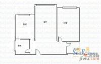 次南门如意巷小区2室1厅1卫户型图