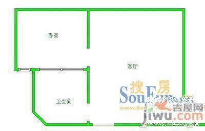 三桥东方新苑2室2厅1卫户型图