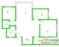 贵开路铁桥景泰花园3室2厅2卫140㎡户型图