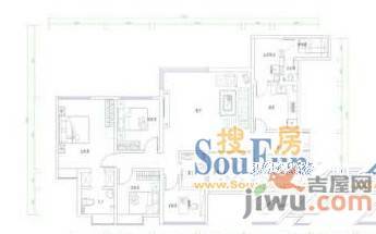 麒鑫颐苑3室2厅2卫户型图