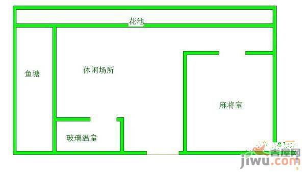 延安小区2室1厅1卫52㎡户型图