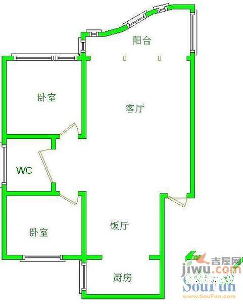 凯宏苑4室2厅3卫160㎡户型图