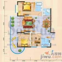 御荣新城3室2厅2卫142.5㎡户型图